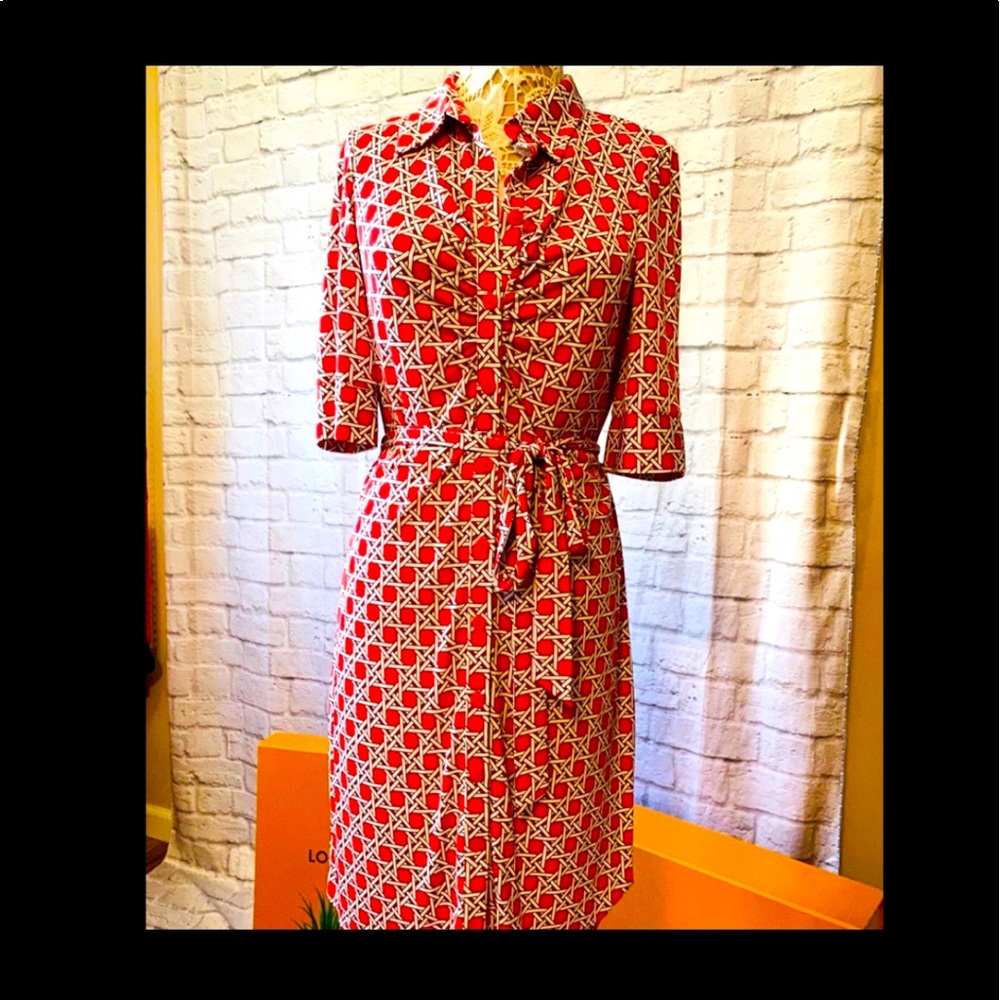 LAUNDRY - PATTERED DRESS